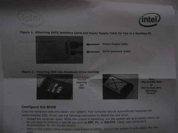 Наконец-то SSD Intel 320 Series на 160ГБ у меня в ПК!